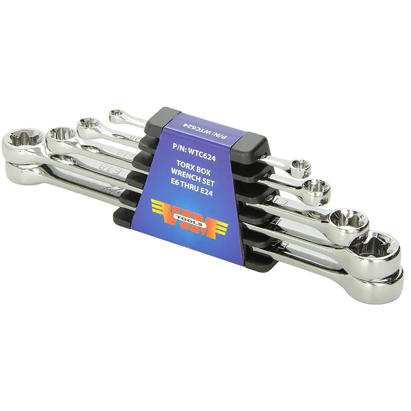 Vim Tools Wtc624 E-Torx Bit Set – Sizes E6 Through E24 1