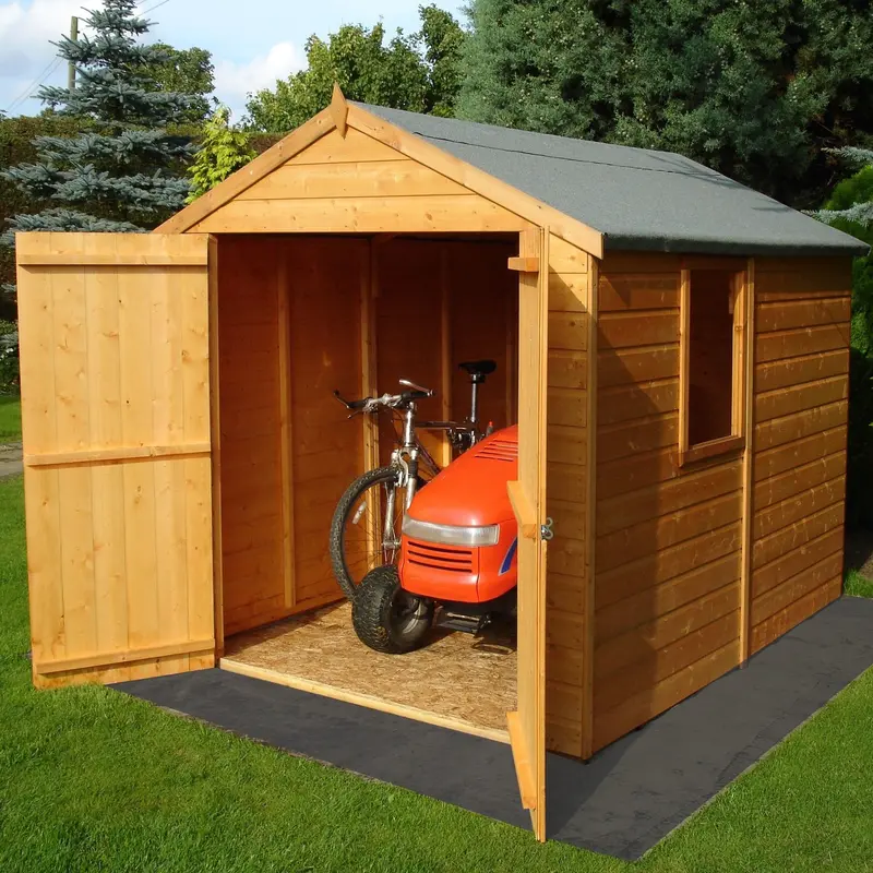 Warwick Premium Dip-Treated Shiplap Apex Shed – 5'9" X 7'10" 1