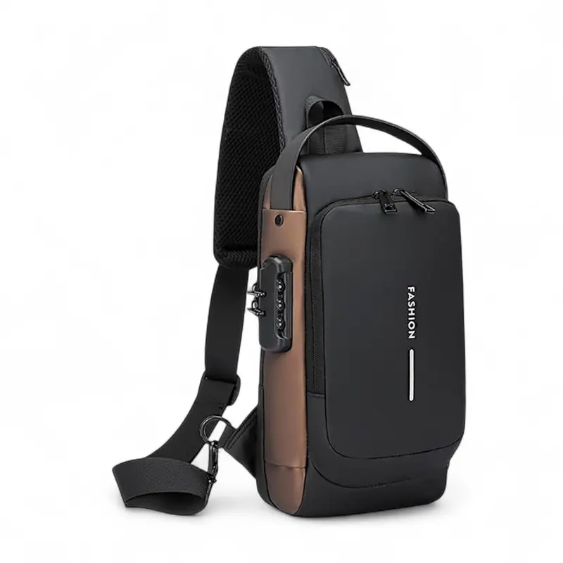 Waterproof Usb Charging Sling Bag – Anti-Theft Crossbody Chest Pack For Travel, Commuting & Everyday Use 1