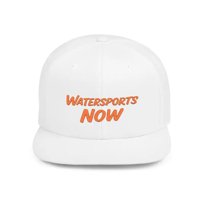Watersports Now Flat Bill Snapback – Uv-Resistant Beach Cap For Summer Adventures 1