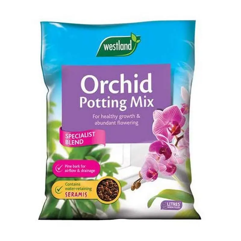 Westland Orchid Potting Mix With Seramis – 8L Enriched Growing Medium 1