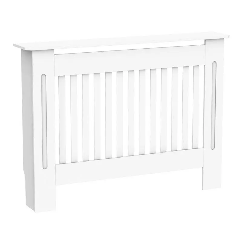White Mdf Radiator Cover – Slimline 112L × 19W × 81H Cm Design For Seamless Integration 1