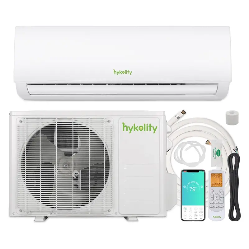 Wi-Fi Enabled 24,000 Btu Mini Split Ac/Heat Pump – 19 Seer2 Ductless Inverter System For Up To 1500 Sq Ft 1