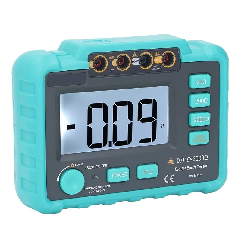 Winapex Vc4105A+ Earth Ground Resistance Tester – Digital Soil Resistivity & Earthing Verification Meter 1