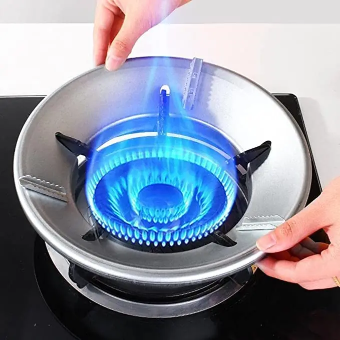 Windproof Gas Stove Burner Stand – Flame-Stabilizing Energy-Saving Jali For Efficient Cooking & Safety 1