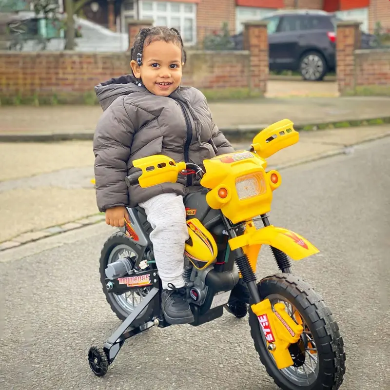 Yellow Electric Motorcycle Ride-On Toy For Kids – Fun And Engaging Design 1