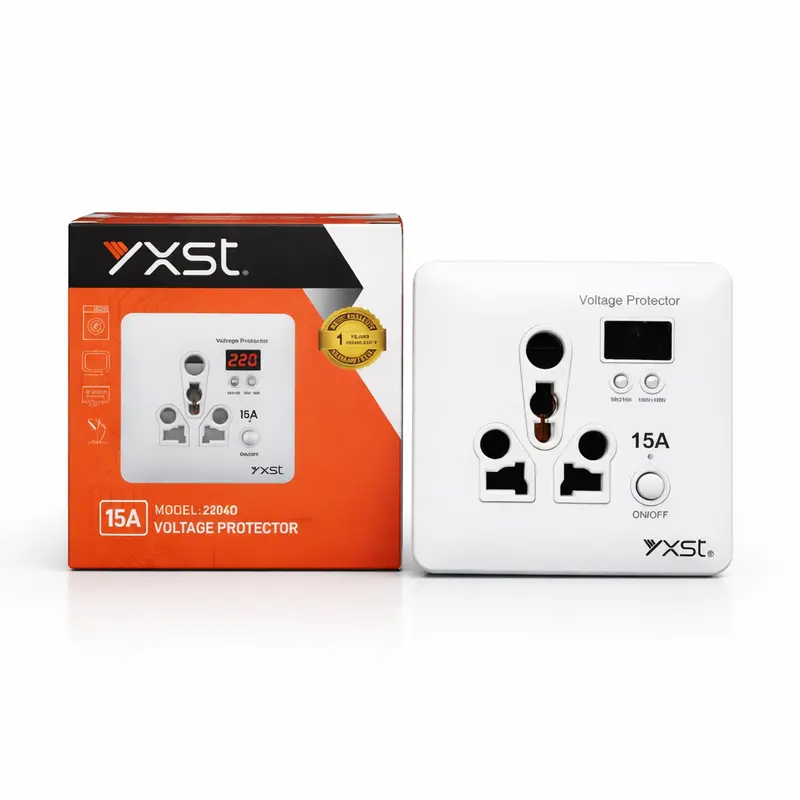 Yxst 2206D 15A Voltage Protection Socket – Adjustable Over/Under Voltage Guard 1