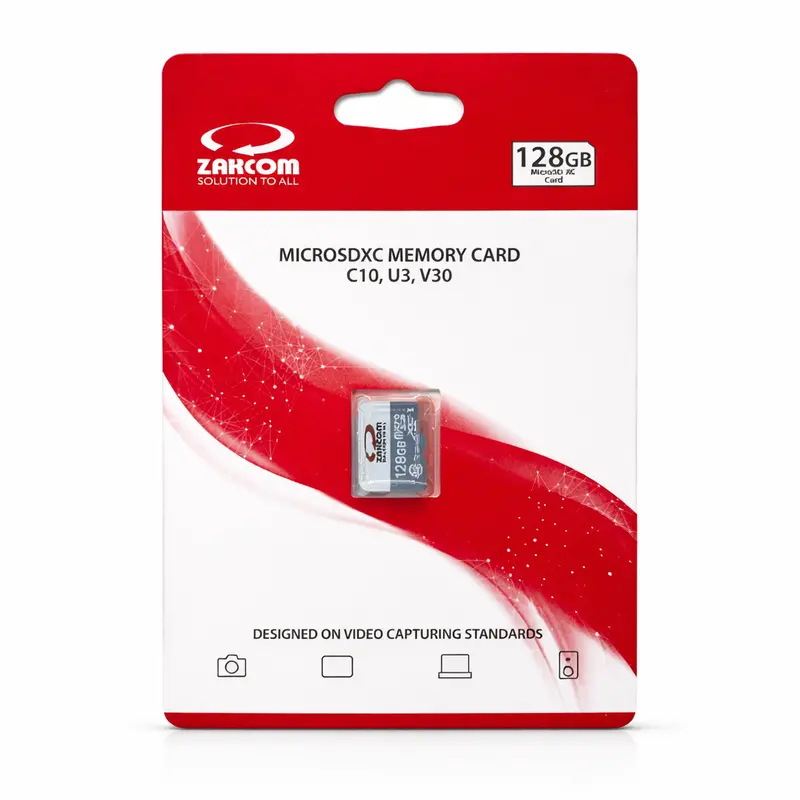 Zakcom 128Gb Microsd Card – Uhs-I Class 10, High-Speed Memory For Cctv, Dashcams & Mobile Devices 1