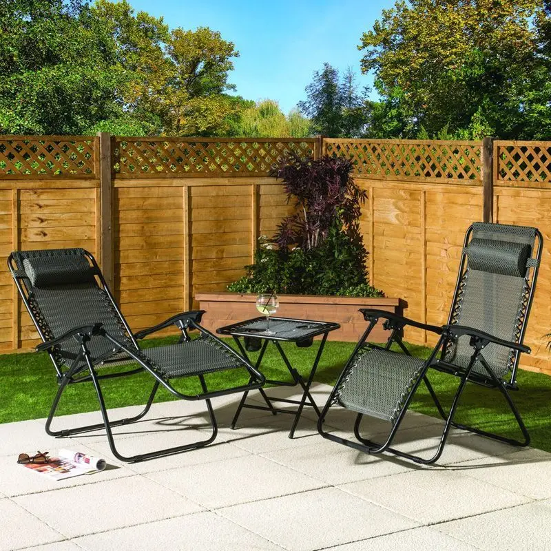 Zero Gravity Bistro Set For Two – Tolverne Collection By Croft 1