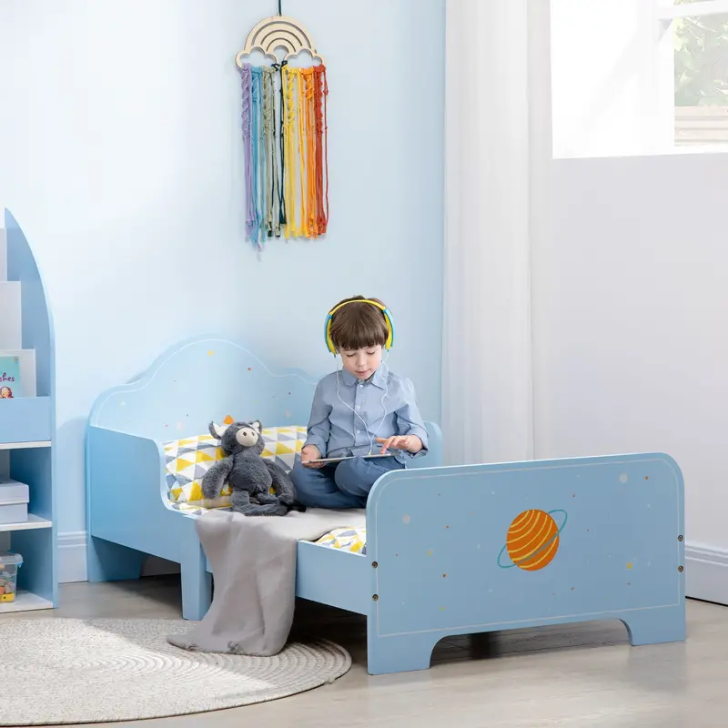 Zonekiz Space Adventure-Themed Toddler Bed 1