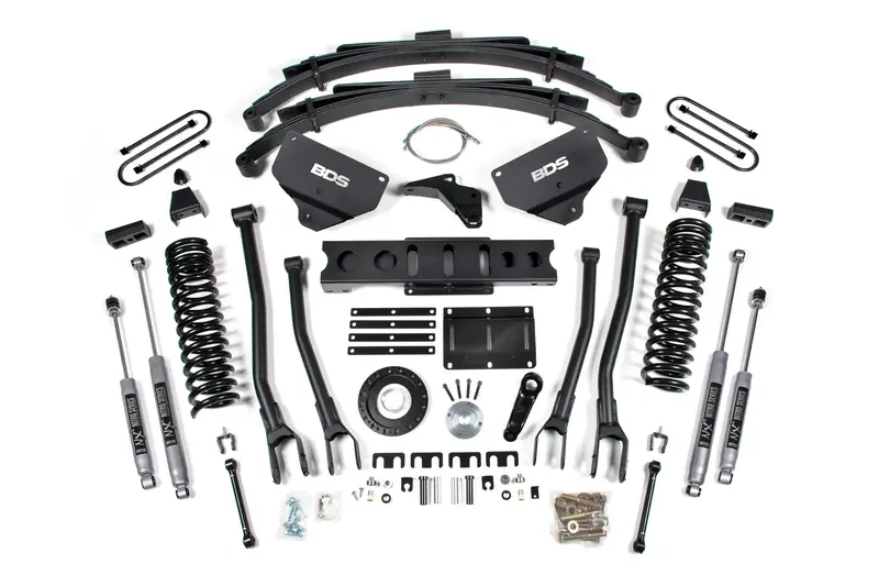 Bds Suspension 13–18 Ram 3500 4Wd Lift Kit – 8-Inch 4-Link W/ Diesel-Specific Spring & T-Case Reinforcement 1