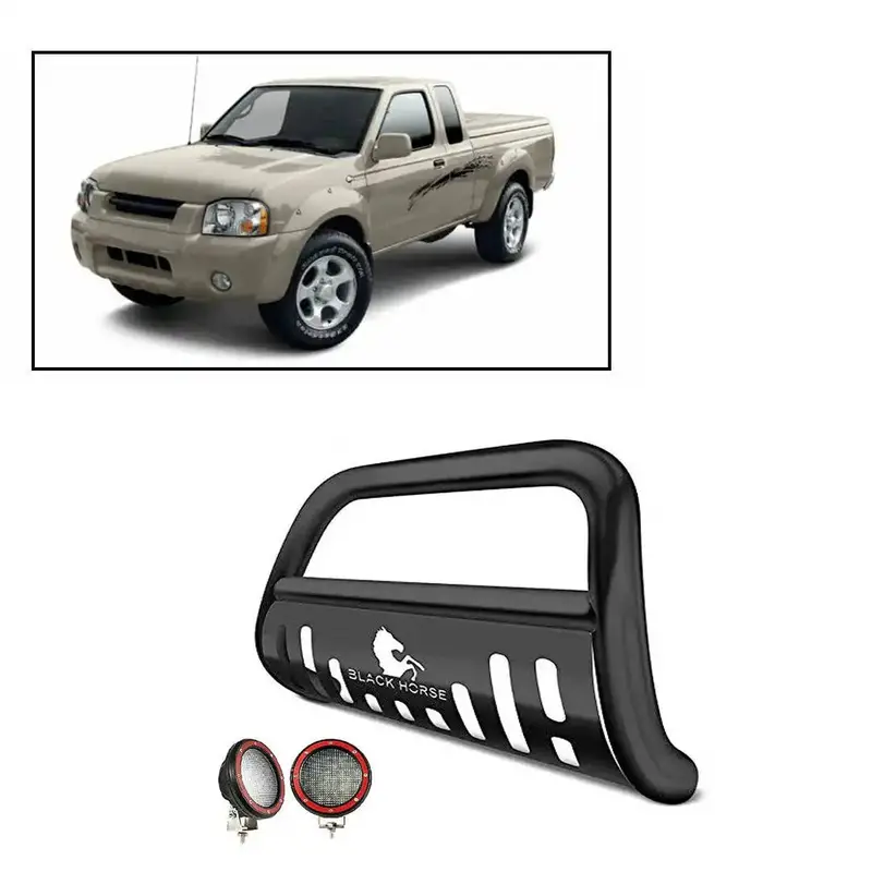 Black Horse Off Road Cbb-Nib1401Sp-Plfr Steel Front Skid Plate 1