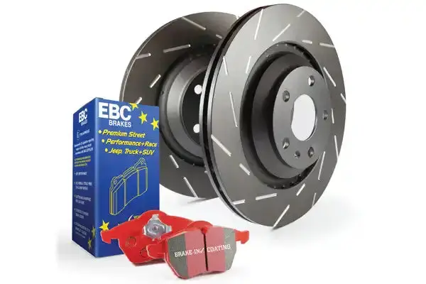 Ebc S4Kf1168 Slotted Brake Rotors – Precision-Cut Narrow Slots Reduce Wind Noise And Improve Cooling 1