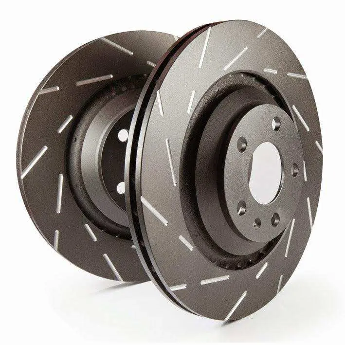 Ebc Usr7562 Slotted Brake Rotors – Precision-Cut Narrow Slots Reduce Wind Noise And Improve Pad Bite 1