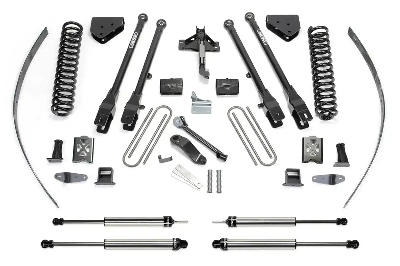 Fabtech K20171Dl 4-Link Suspension System With Coilovers & Dual-Linked Shocks For 2005–2007 Ford F-250 4Wd 1