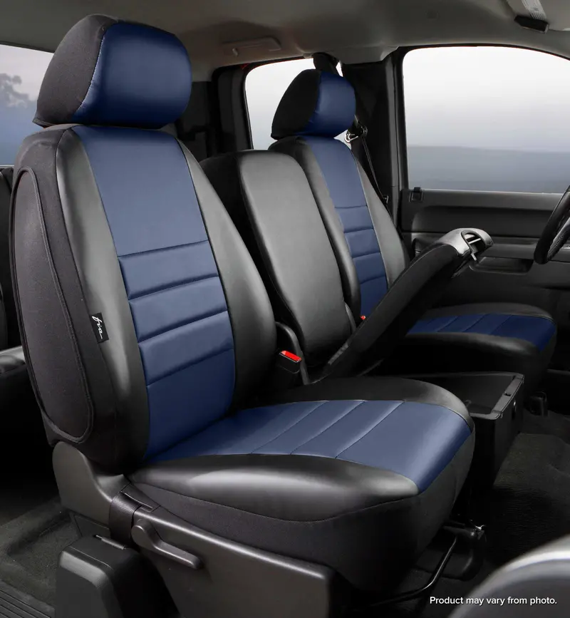Fia Leatherette Front Seat Covers – Blue Custom Fit For Sl60 Series Vehicles 1