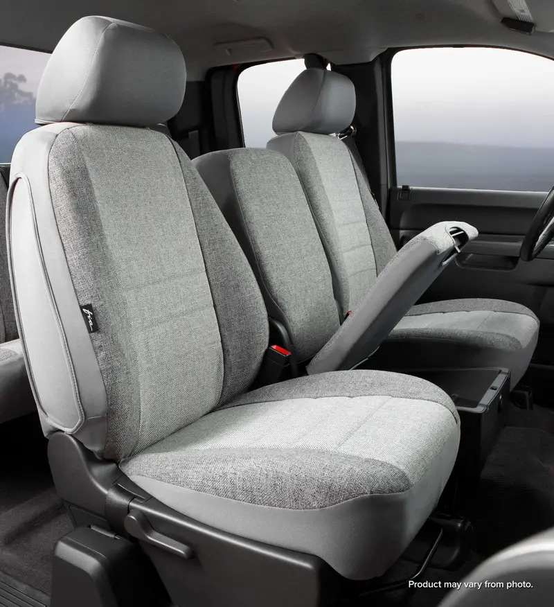 Fia Oe30 Series Custom-Fit Front Seat Covers – Gray Tweed, Model Oe39-23 1