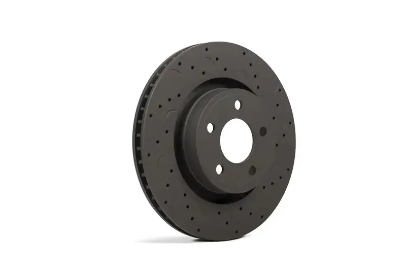 Hawk Talon Cross-Drilled & Slotted Brake Rotors – Performance-Oriented Replacement Set 1