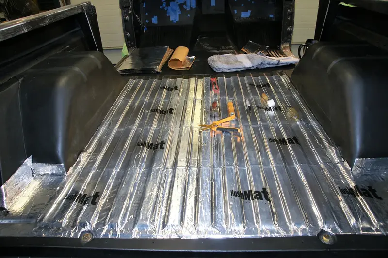 Hushmat 738944 Thermal-Acoustic Insulation – Self-Adhesive, Sound-Dampening And Heat-Blocking Mat 1