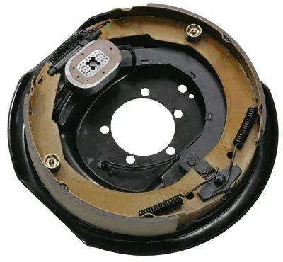 Husky Towing Electric Brake Assembly – 12" X 2" Replacement For 6,000-Lb Axles (Left Side) 1