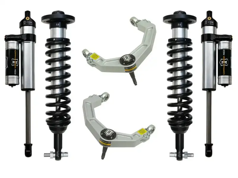Icon Stage 3 Suspension System For 2014 Ford F-150 4Wd – 0–2.63" Lift, Billet Uca Included 1