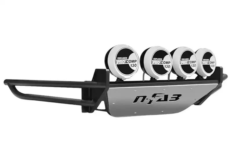 N-Fab G144Rsp-Tx Prerunner Front Bumper – Textured Black, Rugged Off-Road Design 1