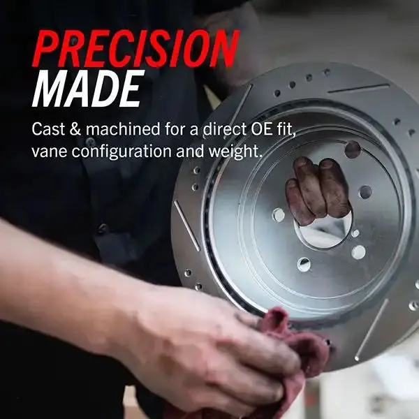 Powerstop Jbr1309Xpr Drilled And Slotted Brake Rotor Pair – Premium Performance Upgrade 1