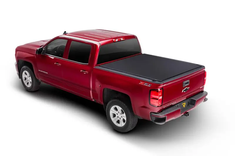 Pro X15 Soft Roll-Up Tonneau Cover — Matte Black, Custom Fit For 2022–2024 Rivian R1T 1