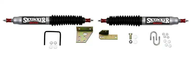 Skyjacker 9276 Dual Stabilizer Bar Kit – Silver Bracket With Black Bushings 1