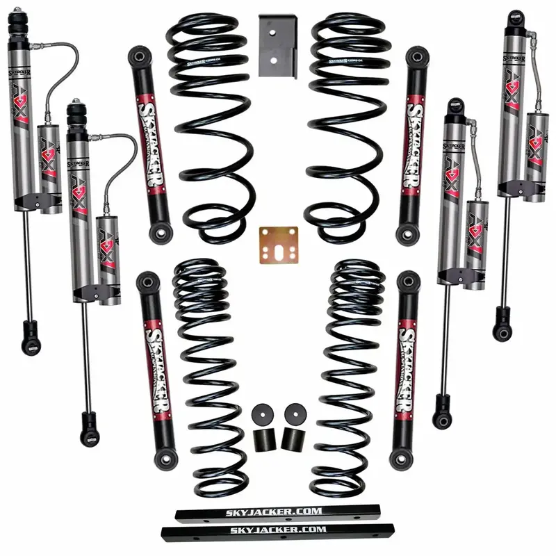 Skyjacker Tj251K-X Suspension Lift Kit – 2.5-Inch Lift With Adx 2.0 Remote Reservoir Monotube Shocks 1