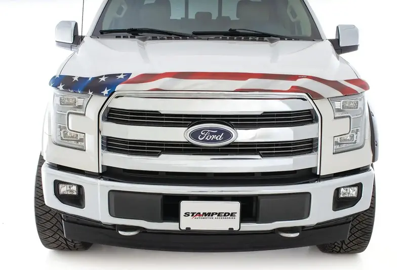 Stampede Vigilante Hood Protector – Premium American Flag Design 1