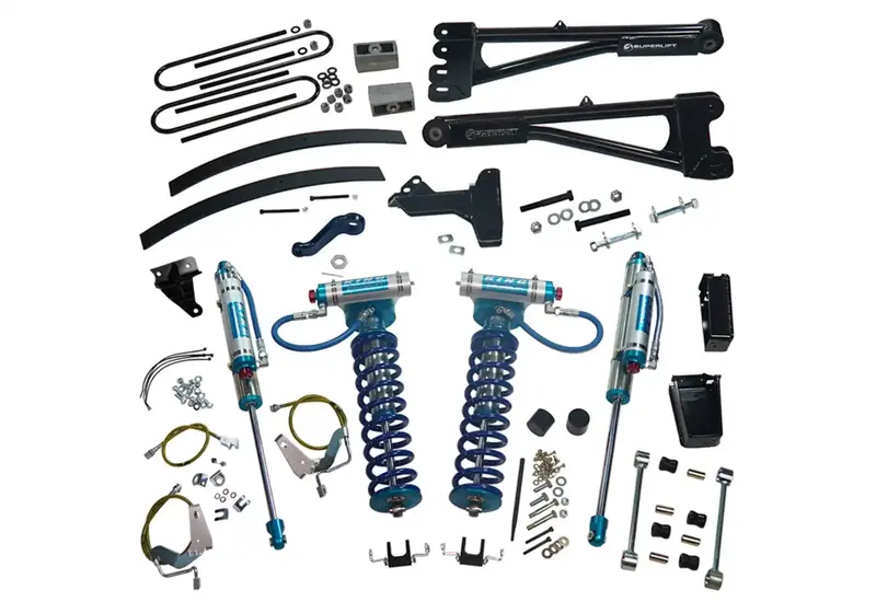 Superlift 8-Inch Lift Kit For 2008–2010 Ford F-250/F-350 4Wd With Radius Arms, King Coilovers & Rear Shocks 1