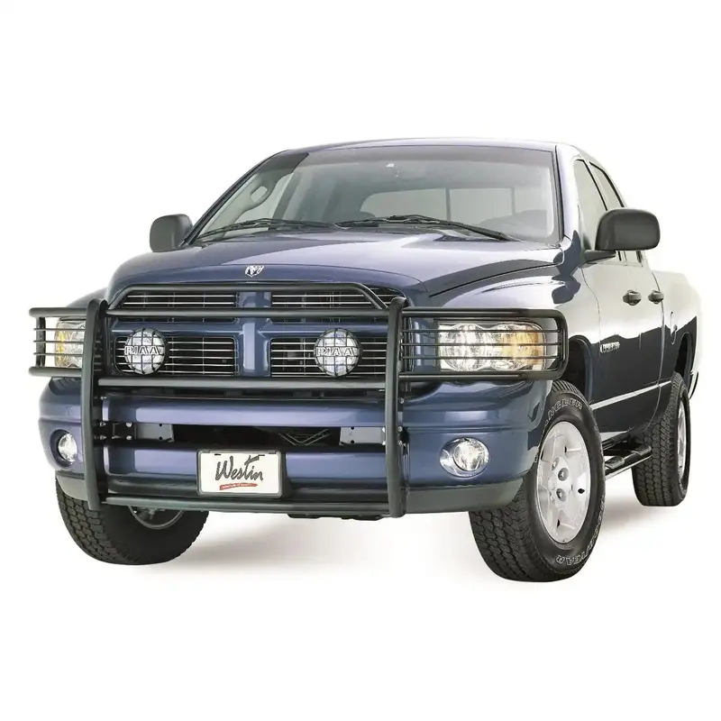 Westin 40-1205 Sportsman Grille Guard – Matte Black Finish; Requires Tow Hook Removal 1
